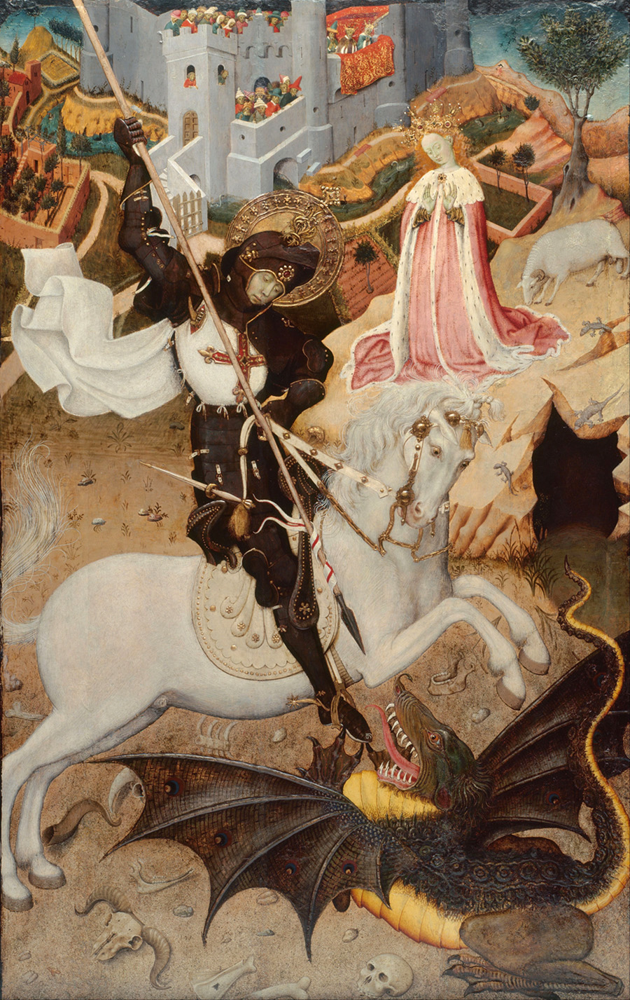 saint george killing the dragon